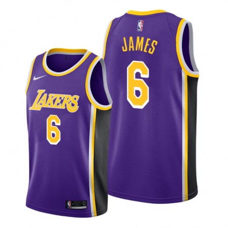 Herren NBA Los Angeles Lakers Trikot LeBron James 6 Nike 2021-2022 Statement Edition Swingman
